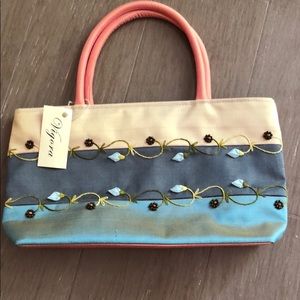 Evening embroidered purse